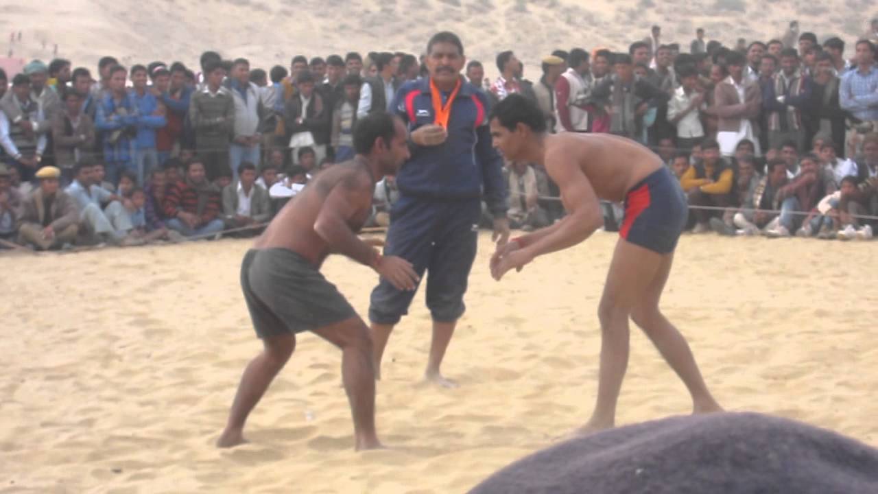 Villagers Wrestling